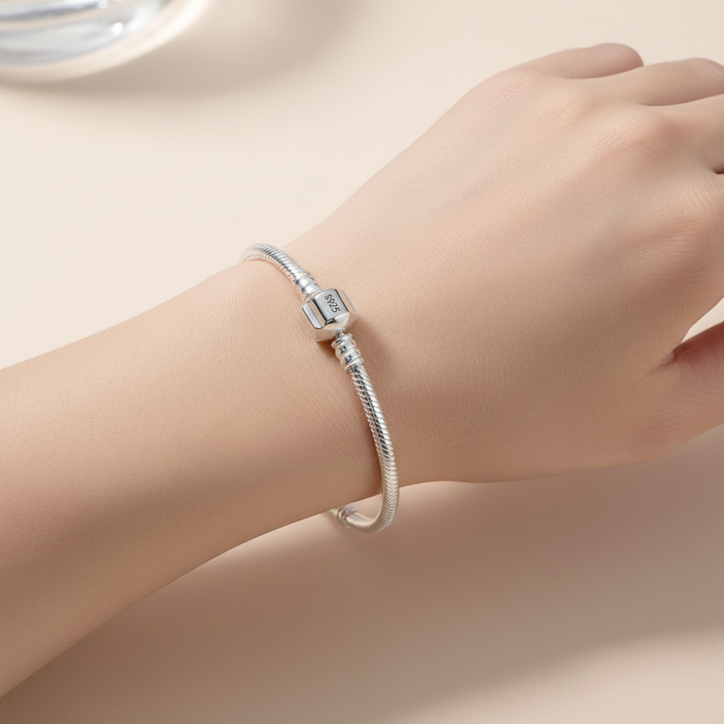 925 Silver Snake Chain Bracelet