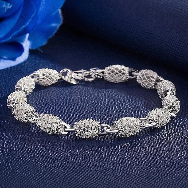 925 Silver Lucky Beads Bracelet — Minimalist Edition