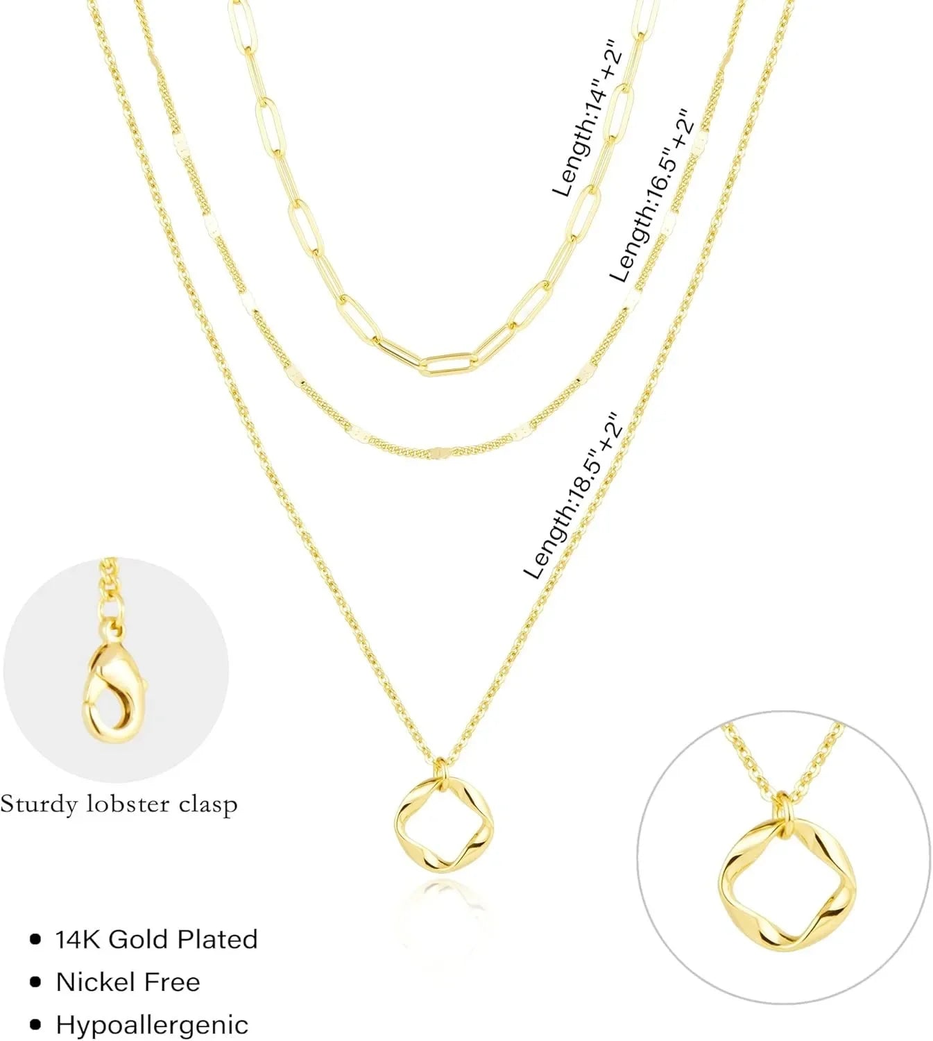Layered Gold Necklace Set – Minimal Chic