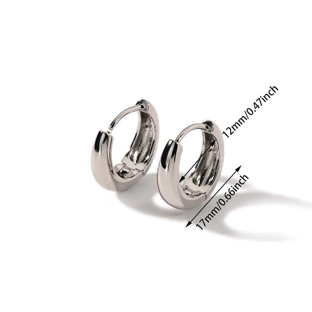 Classic Gold Chunky Hoops