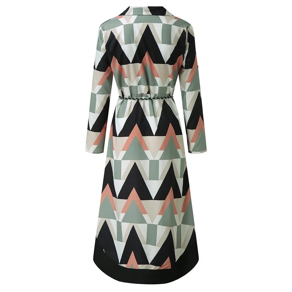 Women'S New Fashion mmuter Round Neck Women'S A-Line Skirt