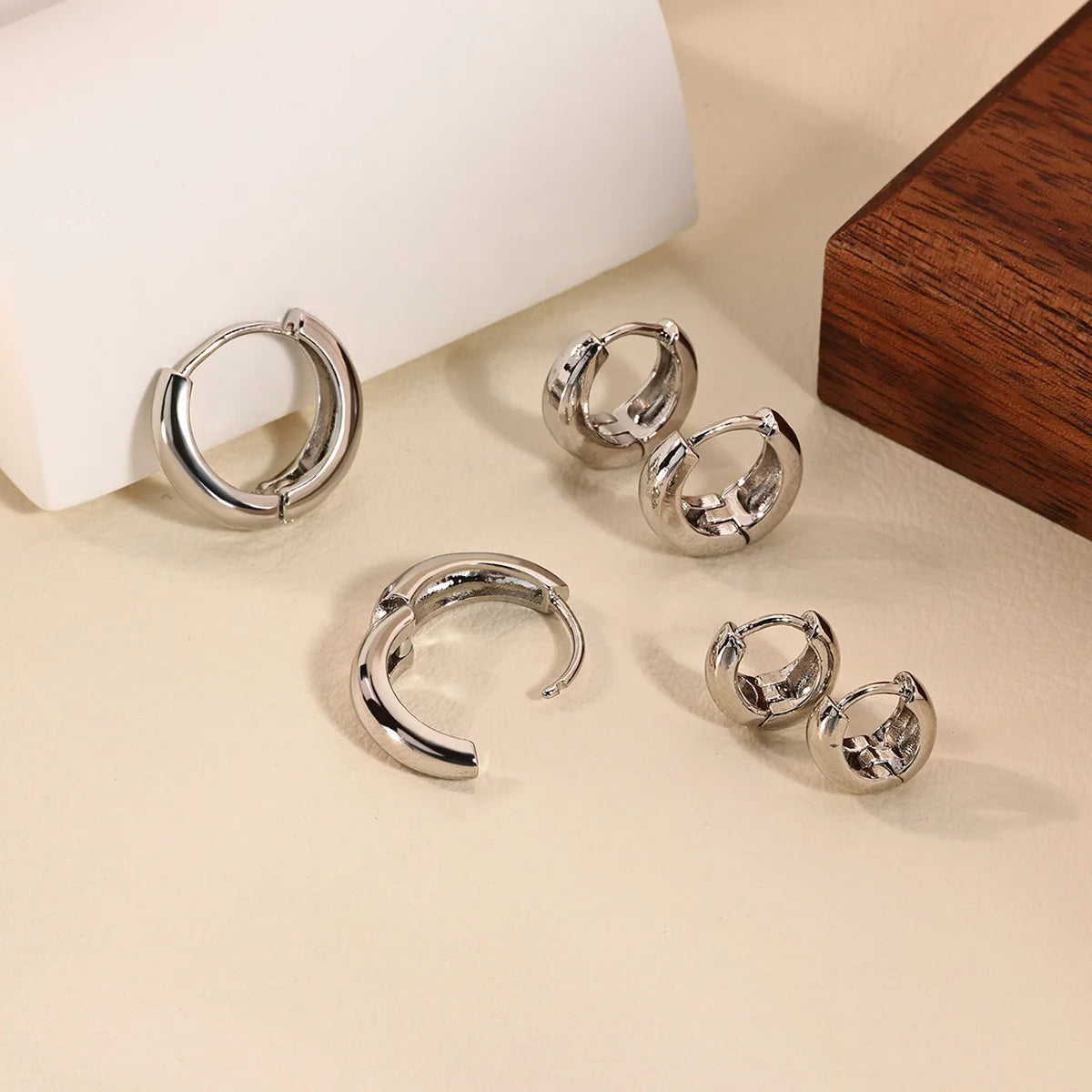 Classic Gold Chunky Hoops