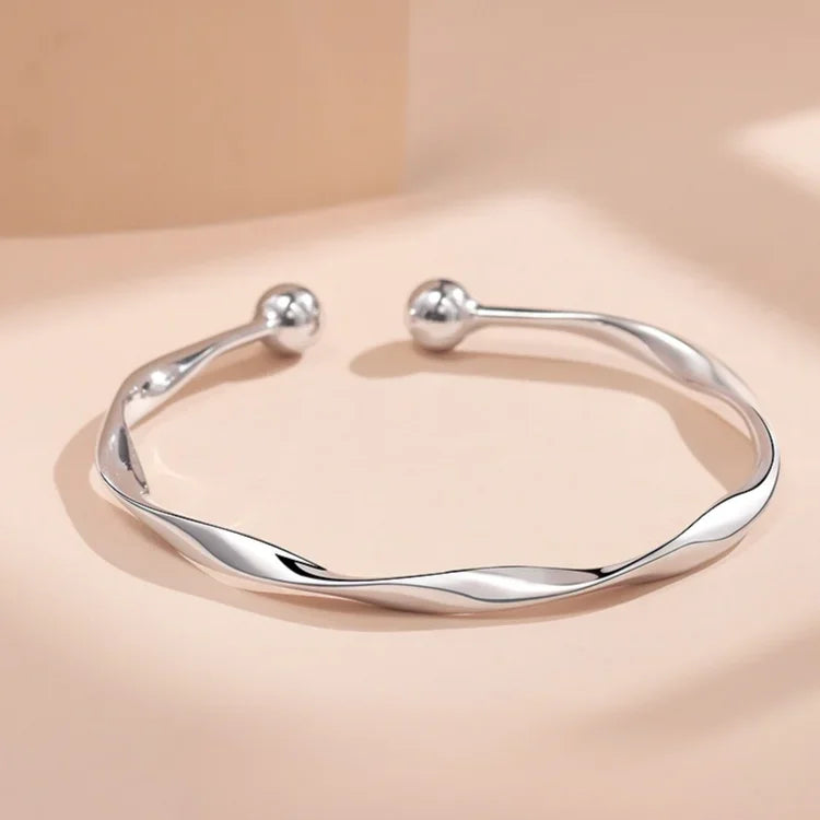 925 Silver Lucky Beads Bracelet — Minimalist Edition