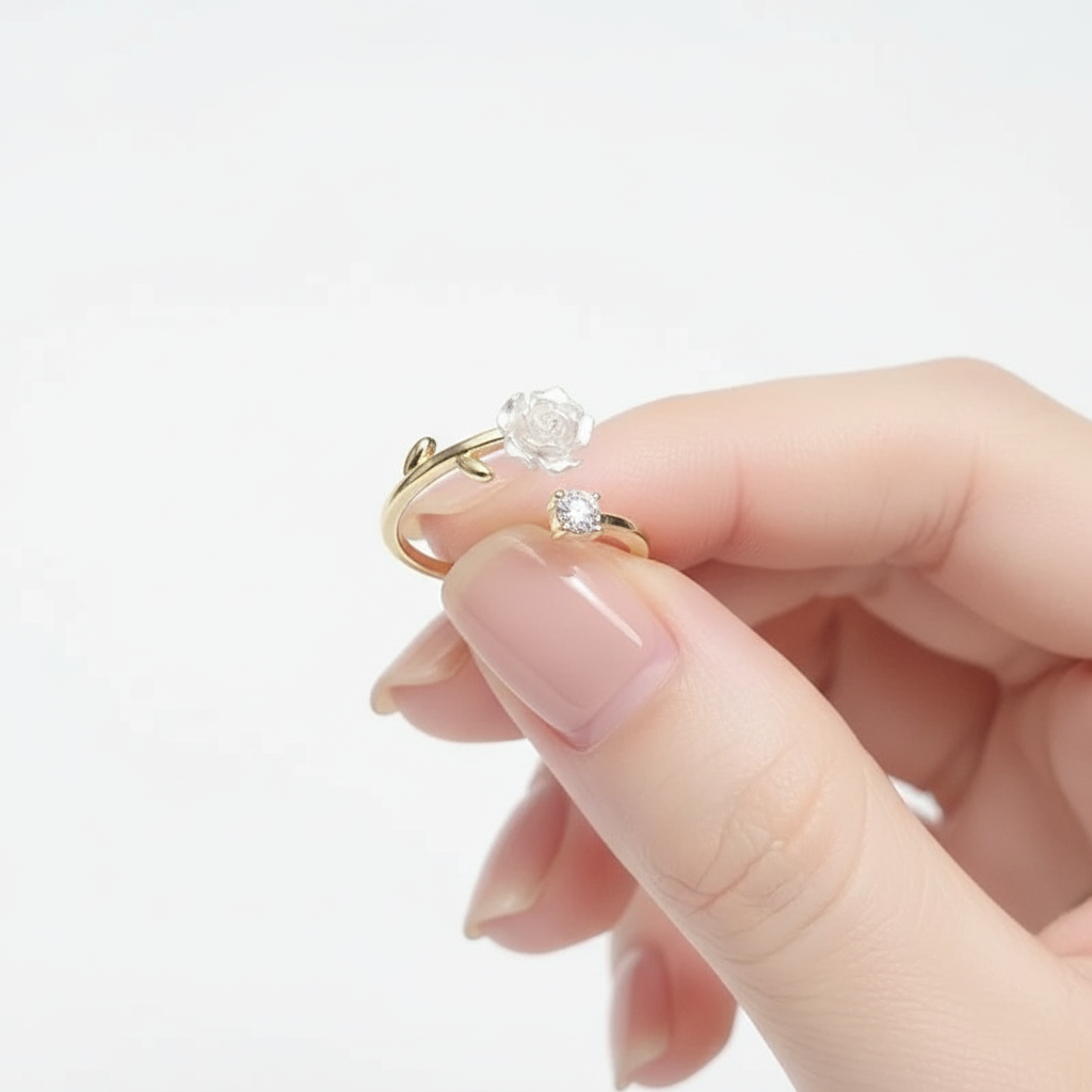 Blooming Zirconia Ring